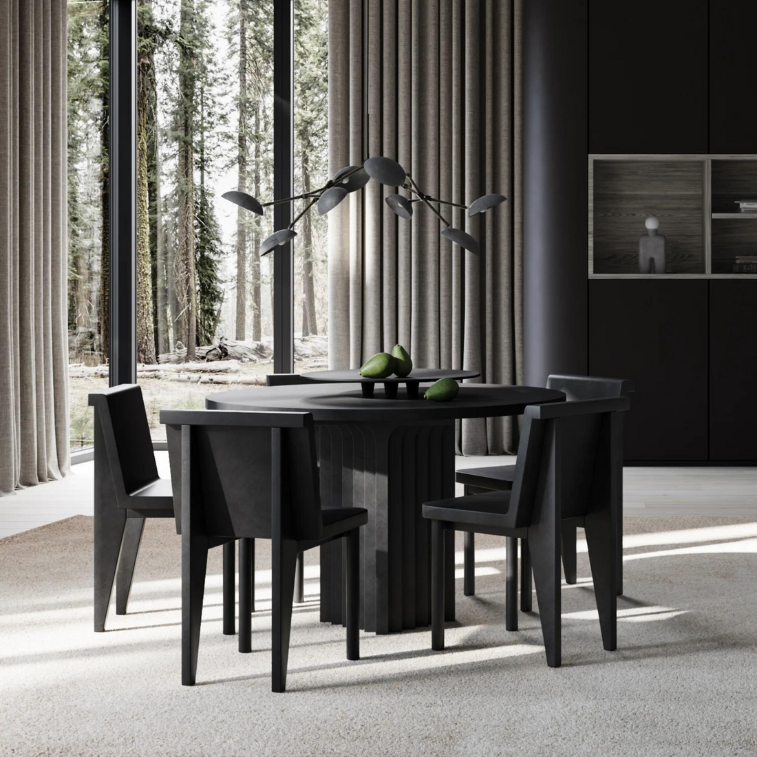 Arc Dining Table - Coffee