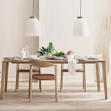 Graceful | White Oiled Oak Dining Table
