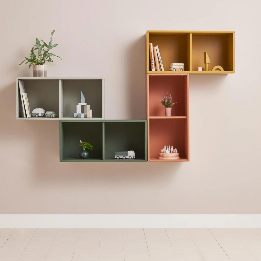 FELXA Bookcase in Multiple colors example