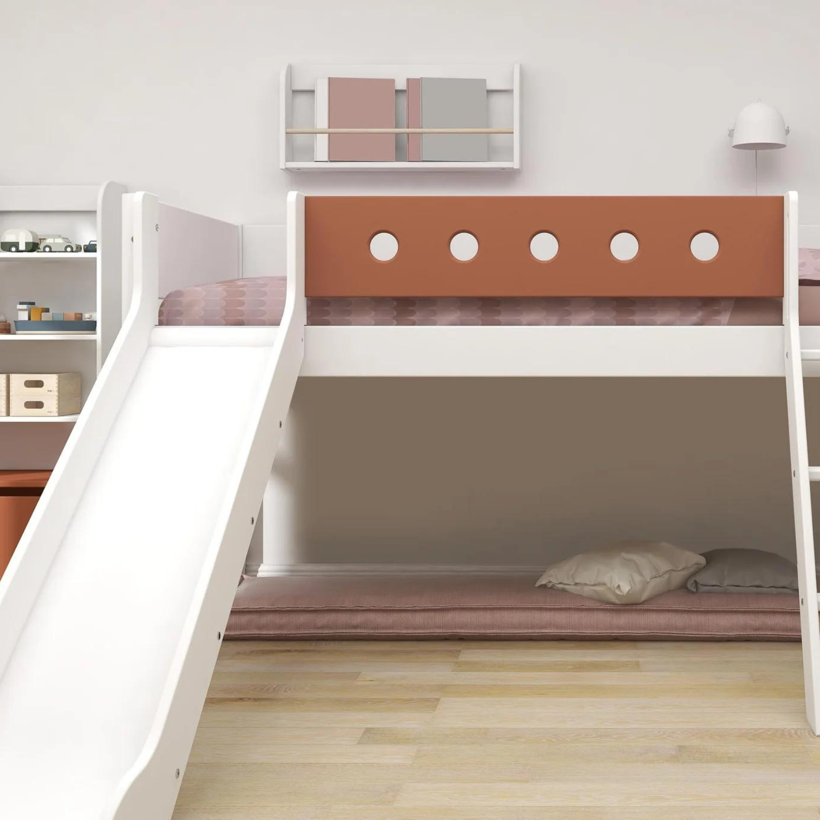 FLEXA Mid-high bed with Slide example 2