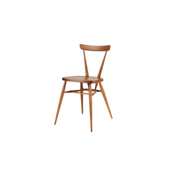 Stacking Chair in Original  Wood Finish by L.ercolani