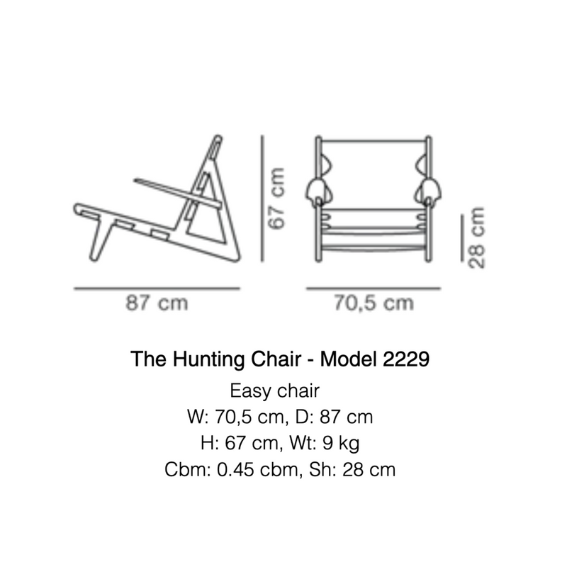 Hunting Chair | Natural Leather