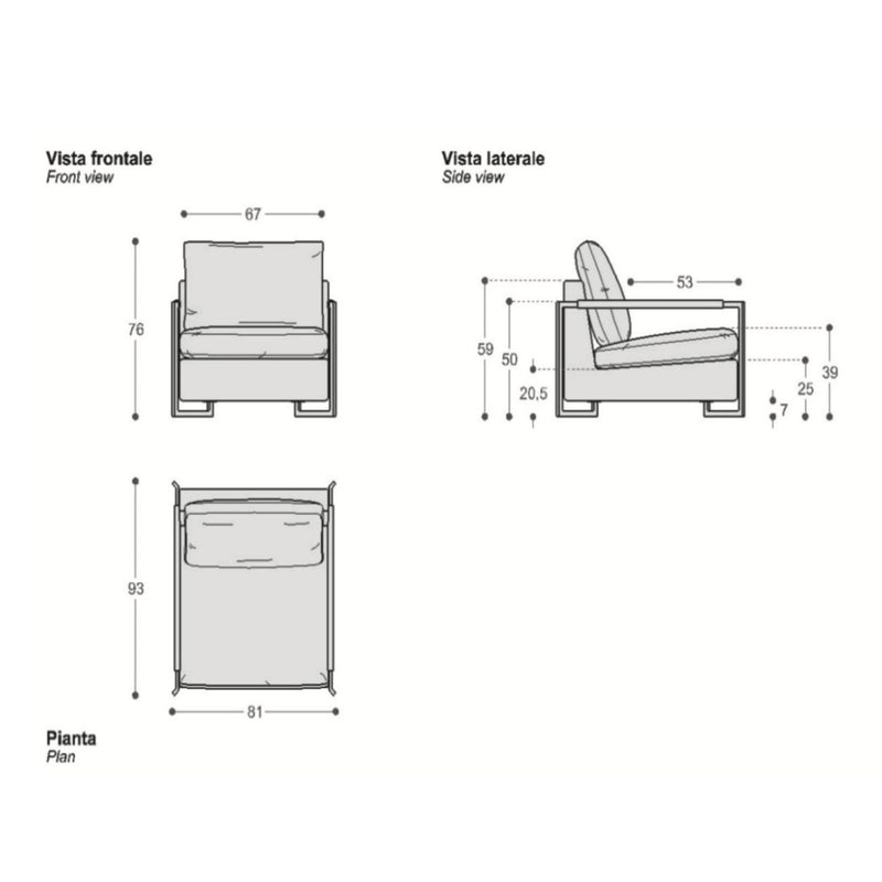 No Logo Light | Armchair