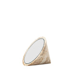 Spinning Top Mirror | Desert Storm Marble & Mirror (Warehouse sale)