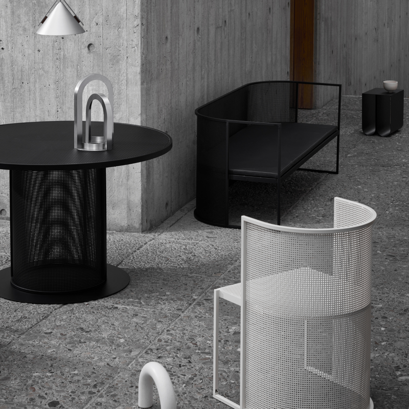 Bauhaus Black | Lounge Bench