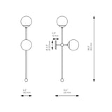 Globe Dual | Wall sconce