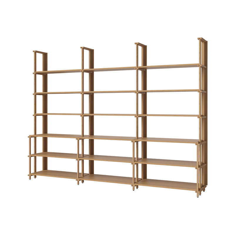 Friedman Shelving Unit | 3x6 - 9 Narrow, 9 Deep Shelves