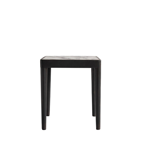 Tairu | Side Table with Calacatta Stone Top