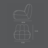 Toe | Boucle Armchair