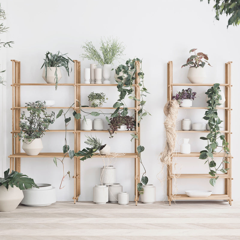 Friedman | Shelving Unit  1x6 3 Narrow/3 Deep Shelves