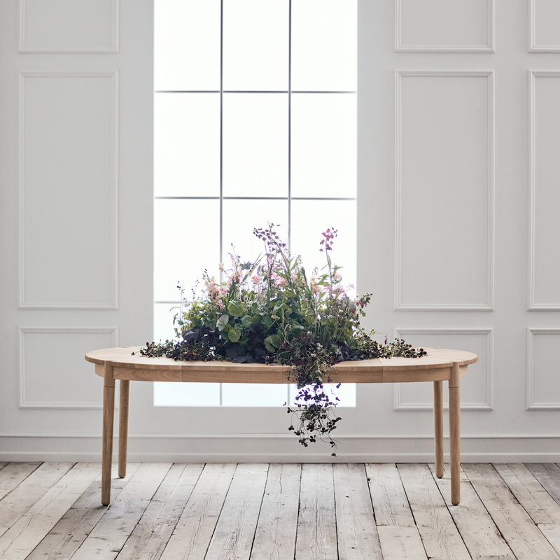 Fusion Table | White pigmented oiled oak