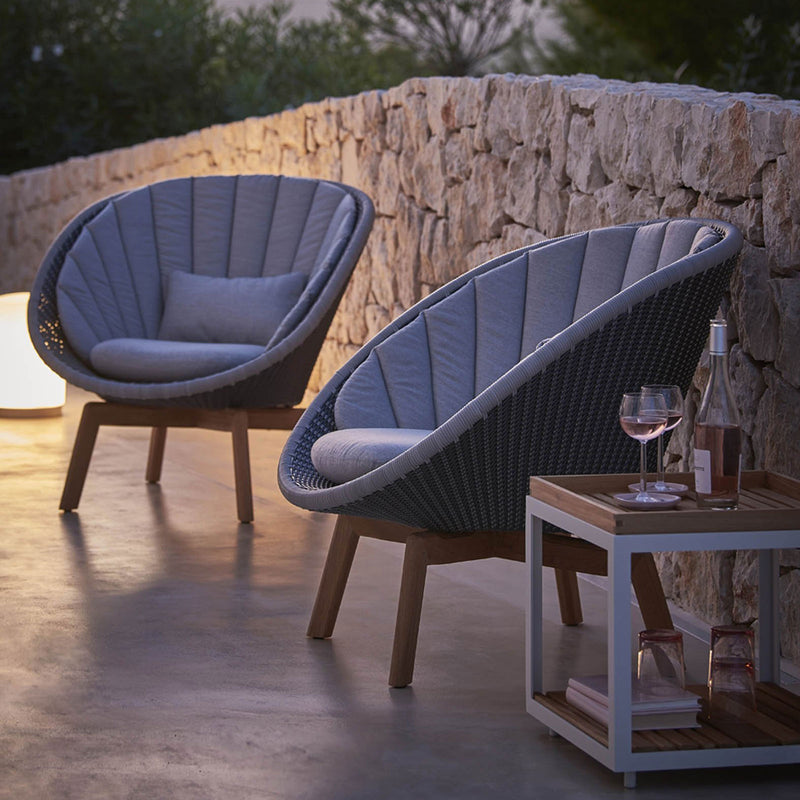 Peacock Grey | Outdoor Lounge Chair