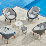 Peacock Grey | Outdoor Lounge Chair