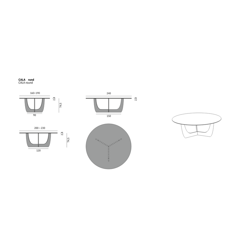 Cala Round | Dining Table